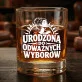 Szklanka Do Whisky Na Urodziny Prezent Dla Kobiety: Urodzona Do Odważnych Wyborów
