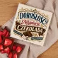 Czekolada Z Truskawkami Dla 19 Latka Prezent Dla Mężczyzny: Czekoladowy Szyld Retro Czekolada Z Truskawkami Dla 19 Latka Prezent Dla Mężczyzny: Czekoladowy Szyld Retro