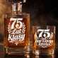 Zestaw Do Whisky Dla 75 Latka Prezent Na 75 Urodziny Dla Mężczyzny: 75 Lat Klasy