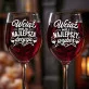 Dwa Kieliszki Do Wina Na Rocznicę Ślubu Rodziców Prezent Dla Pary: Wciąż Razem Dwa Kieliszki Do Wina Na Rocznicę Ślubu Rodziców Prezent Dla Pary: Wciąż Razem