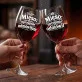 Dwa Kieliszki Do Wina Dla Wegetarian Prezent Dla Pary: Wege Królewska Para Dwa Kieliszki Do Wina Dla Wegetarian Prezent Dla Pary: Wege Królewska Para