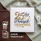 Album Na Zdjęcia Tradycyjny Na 25 Rocznicę Ślubu Prezent Dla Pary: 25 Lat Pięknych Wspomnień
