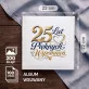 Album Na Zdjęcia Tradycyjny Na 25 Rocznicę Ślubu Prezent Dla Pary: 25 Lat Pięknych Wspomnień