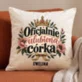 Poduszka Dekoracyjna Dla Córki Prezent Dla Kobiety: Oficjalnie Ulubiona Córka