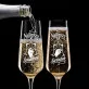 Dwa Kieliszki Do Szampana Dla Świadków Prezent Dla Pary: Świadek I Świadkowa