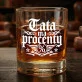 Szklanka Do Whisky Dla Taty Prezent Na Dzień Ojca Dla Mężczyzny: Tata Ma Procenty Szklanka Do Whisky Dla Taty Prezent Na Dzień Ojca Dla Mężczyzny: Tata Ma Procenty