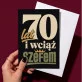 Kartka z Życzeniami Na 70 Dla 70 Latka Mężczyzny: Męska Retro Elegancja Kartka z Życzeniami Na 70 Dla 70 Latka Mężczyzny: Męska Retro Elegancja