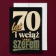 Kartka z Życzeniami Na 70 Dla 70 Latka Mężczyzny: Męska Retro Elegancja Kartka z Życzeniami Na 70 Dla 70 Latka Mężczyzny: Męska Retro Elegancja