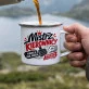 Kubek Emaliowany Dla Instruktora Jazdy Prezent Dla Mężczyzny: Drogowy Humor Kubek Emaliowany Dla Instruktora Jazdy Prezent Dla Mężczyzny: Drogowy Humor