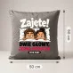 Poduszka Dekoracyjna Dla Pary Prezent Dla Pary: Zajęte! Dwie Głowy, Poduszka Dekoracyjna Dla Pary Prezent Dla Pary: Zajęte! Dwie Głowy,