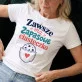 Koszulka Damska Biała Na Dzień Babci Prezent Dla Babci Kobiety: Ciasteczkowa Ironia