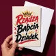 Kartka z Życzeniami Dla Babci i Dziadka Na Dzień Babci i Dziadka Dla Pary: Dziadkowska Władza