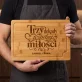 Deska Do Krojenia z Grawerem Na 30 Lecie Ślubu Prezent Dla Pary: Trzy Dekady Wspólnej