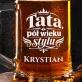 Kufel Personalizowany z Grawerem Dla Ojca Na 50 Urodziny Prezent: Pół Wieku Stylu