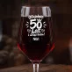Mega Kieliszek Do Wina z Grawerem Na 50 Urodziny Prezent Dla 50 Latki Kobiety: Oficjalnie 50 Lat Mega Kieliszek Do Wina z Grawerem Na 50 Urodziny Prezent Dla 50 Latki Kobiety: Oficjalnie 50 Lat