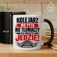 Kubek Z Nadrukiem Dla Kolejarza Prezent Dla Mężczyzny: Zdecydowany Kolejarz Kubek Z Nadrukiem Dla Kolejarza Prezent Dla Mężczyzny: Zdecydowany Kolejarz