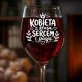 Kieliszek Do Wina Dla Kobiety Prezent Dla Kobiety: Kobieta Z Klasą Kieliszek Do Wina Dla Kobiety Prezent Dla Kobiety: Kobieta Z Klasą
