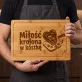 Deska Do Krojenia Na Rocznicę Prezent Na Walentynki Dla Kobiety: Miłosne Kostki Deska Do Krojenia Na Rocznicę Prezent Na Walentynki Dla Kobiety: Miłosne Kostki