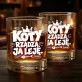 Szklanka Do Whisky Dla Kociary Prezent Dla Kobiety: Koty Rządzą, Ja Leję. Szklanka Do Whisky Dla Kociary Prezent Dla Kobiety: Koty Rządzą, Ja Leję.