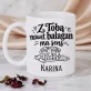 Zestaw Prezentowy z Kubkiem Dla Ukochanej Na Walentynki Dla Kobiety: Z Tobą Nawet Bałagan Ma Zestaw Prezentowy z Kubkiem Dla Ukochanej Na Walentynki Dla Kobiety: Z Tobą Nawet Bałagan Ma