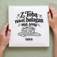 Album Na Zdjęcia Tradycyjny Dla Ukochanej Prezent Na Walentynki Dla Kobiety: Z Tobą Nawet Bałagan Ma