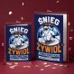 Kartka z Życzeniami Dla Narciarza Dla Mężczyzny: Szusowy Humor