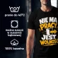 Koszulka Męska Na Pożegnanie Z Pracy Prezent Dla Mężczyzny: Jest Wolność