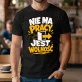 Koszulka Męska Na Pożegnanie Z Pracy Prezent Dla Mężczyzny: Jest Wolność