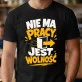 Koszulka Męska Na Pożegnanie Z Pracy Prezent Dla Mężczyzny: Jest Wolność