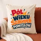Poduszka Dekoracyjna Na 50 Urodziny Prezent Dla Mężczyzny: Półwiekowy Humor Poduszka Dekoracyjna Na 50 Urodziny Prezent Dla Mężczyzny: Półwiekowy Humor