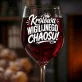 Kieliszek Do Wina Na Wigilię Prezent Dla Kobiety: Królowa Wigilijnego Chaosu