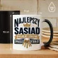 Kubek Z Nadrukiem Dla Sąsiada Prezent Dla Mężczyzny: Najlepszy Sąsiad Kubek Kubek Z Nadrukiem Dla Sąsiada Prezent Dla Mężczyzny: Najlepszy Sąsiad Kubek