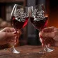 Dwa Kieliszki Do Wina Dla Babci i Dziadka Prezent Na Dzień Babci i Dziadka Dla Pary: Spokój I Siła
