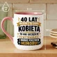 Kubek Z Nadrukiem Na 40 Lecie Ślubu Prezent Dla Mężczyzny: 40 Lat Wytrwałości Kubek Z Nadrukiem Na 40 Lecie Ślubu Prezent Dla Mężczyzny: 40 Lat Wytrwałości