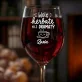 Kieliszek Do Wina z Grawerem Dla Starszej Kobiety Prezent Dla Kobiety: Wolę Herbatę Niż Dramaty