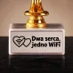 Statuetka Z Grawerem Na 25 Rocznicę Ślubu Prezent Dla Pary: Dwa Serca, Jedno Wifi