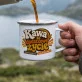 Kubek Emaliowany Dla Gracza Prezent Dla Mężczyzny: Retro Gracz