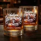 Szklanki Do Whisky z Grawerem Dla Dziadków Prezent Na Dzień Babci i Dziadka Dla Pary: Najlepsi Dziadkowie Na