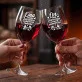 Dwa Kieliszki Do Wina Na Pierwszą Rocznicę Ślubu Prezent Na Walentynki Dla Pary: Duet Rok Razem
