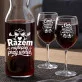 Zestaw Do Wina Na Pierwszą Rocznicę Ślubu Prezent Na Walentynki Dla Pary: Toast Dla Dwojga Zestaw Do Wina Na Pierwszą Rocznicę Ślubu Prezent Na Walentynki Dla Pary: Toast Dla Dwojga