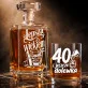 Zestaw Do Whisky Na 40 Urodziny Prezent Dla Kobiety: Dojrzały Humor Zestaw Do Whisky Na 40 Urodziny Prezent Dla Kobiety: Dojrzały Humor