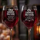Dwa Kieliszki Do Wina Dla Bliźniaków Prezent Dla Pary: Bliźniaczy Duet