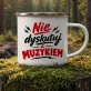 Kubek Emaliowany Dla Muzyka Prezent Dla Mężczyzny: Muzyczny Luz Kubek Emaliowany Dla Muzyka Prezent Dla Mężczyzny: Muzyczny Luz