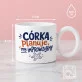 Kubek Z Okrągłym Uchem Dla Córki Prezent Dla Kobiety: Córka I Codzienny Chaos Kubek Z Okrągłym Uchem Dla Córki Prezent Dla Kobiety: Córka I Codzienny Chaos