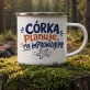 Kubek Emaliowany Dla Córki Prezent Dla Kobiety: Córka I Codzienny Chaos Kubek Emaliowany Dla Córki Prezent Dla Kobiety: Córka I Codzienny Chaos