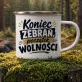 Kubek Emaliowany Na Odejście Z Pracy Prezent Dla Kobiety: Początek Wolności Kubek Emaliowany Na Odejście Z Pracy Prezent Dla Kobiety: Początek Wolności