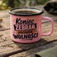 Kubek Emaliowany Na Odejście Z Pracy Prezent Dla Kobiety: Początek Wolności Kubek Emaliowany Na Odejście Z Pracy Prezent Dla Kobiety: Początek Wolności