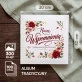 Album Na Zdjęcia Tradycyjny Na 15 Rocznicę Ślubu Prezent Dla Pary: Romantyczna Rama Album Na Zdjęcia Tradycyjny Na 15 Rocznicę Ślubu Prezent Dla Pary: Romantyczna Rama