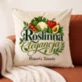 Poduszka Dekoracyjna Dla Wegetarian Prezent Dla Pary: Roślinna Elegancja