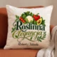 Poduszka Dekoracyjna Dla Wegetarian Prezent Dla Pary: Roślinna Elegancja